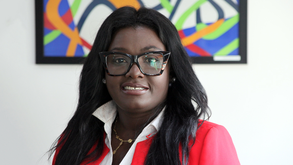 Mabel Porbley, Managing Director of Saham Insurance Ghana