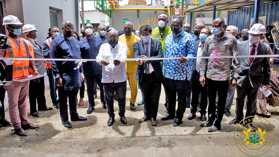 One-District-One-Factory: President Nana Akufo-Addo Commissions Phase One of B5 Plus Steel Plant