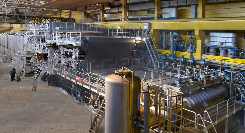 Paper production at a Rossmann factory