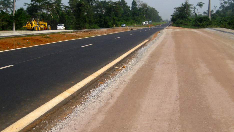 travaux routiers en Côte d'Ivoire
