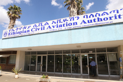 Ethiopian Civil Aviation Authority building in Addis Ababa