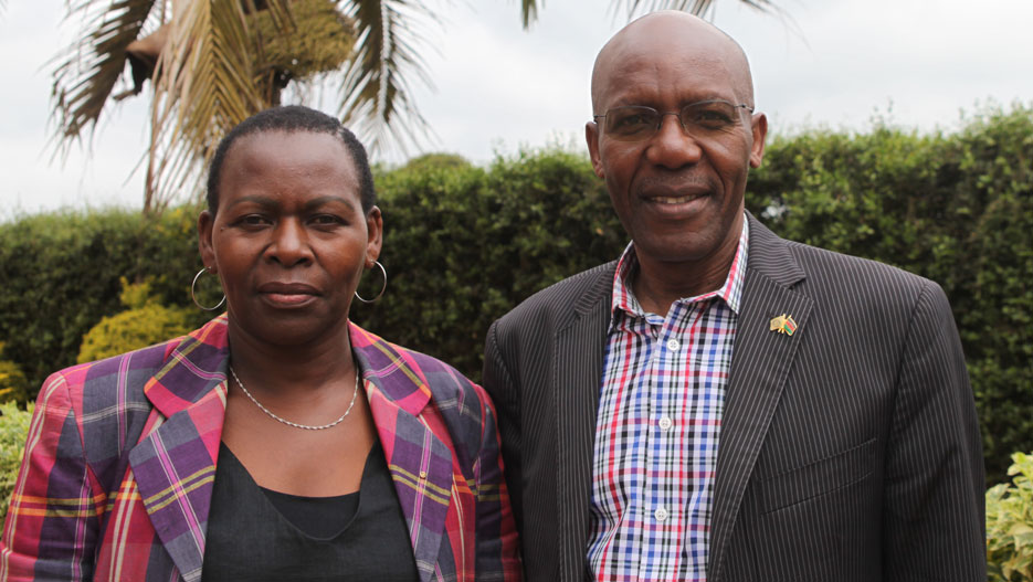 Eric Kimani and Margaret Munene, General Managers of Palmhouse Dairies