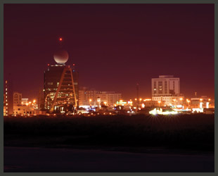 Ras Al Khaimah at night 