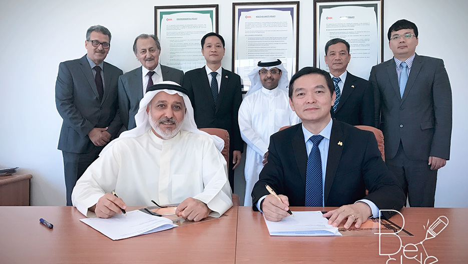 Reinforcing Kuwait’s Construction Sector: HOT Engineering Signed an Agency Agreement with Vietnam’s HOA BINH