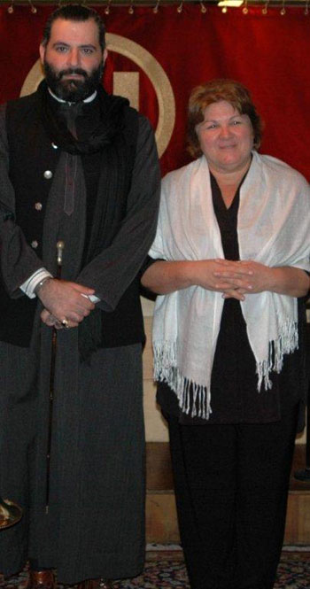Michel Elefteriades and Aleida Guevara