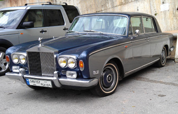 Dr Khouri has a fondness for cars which led him to assembling a 1973 model Rolls Royce Silver Shadow