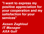 Appreciation of BML Istisharat