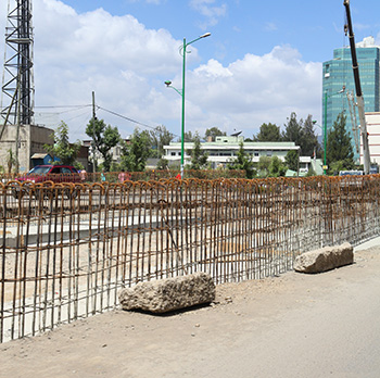Construction works, Ethiopia