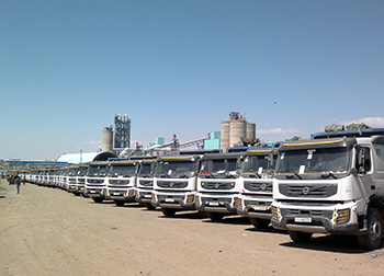 Cement transportation, Ethiopia