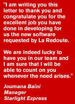 Thank you letter to BML Istisharat